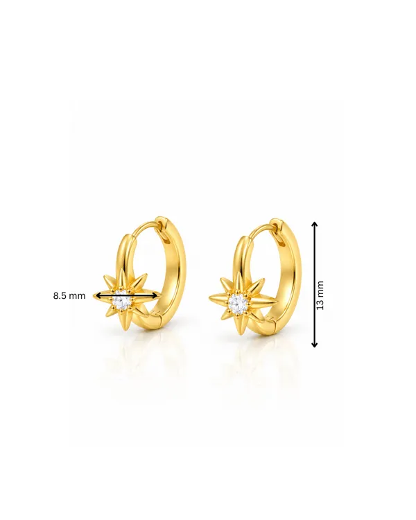North_Star_CZ_Huggie_Hoop_Earrings