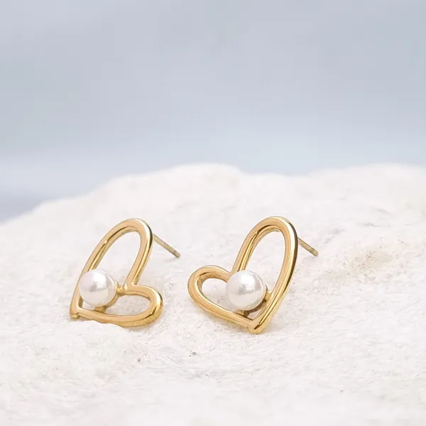 Gold_Stainless_Steel_Open_Heart_Pearl_Stud_Earrings_For_Women
