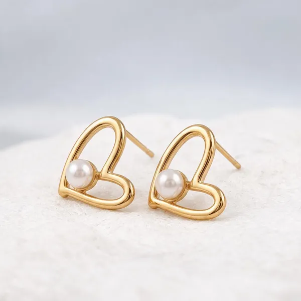 Gold_Stainless_Steel_Open_Heart_Pearl_Stud_Earrings_For_Women