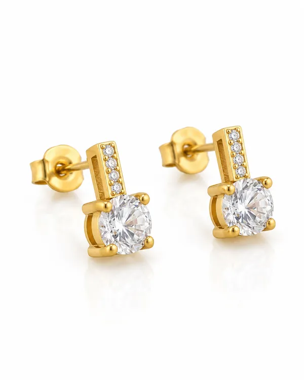 Gold_Stainless_Steel_Pave_Bar_Round_Cz_Drop_Stud_Earrings_For_Women