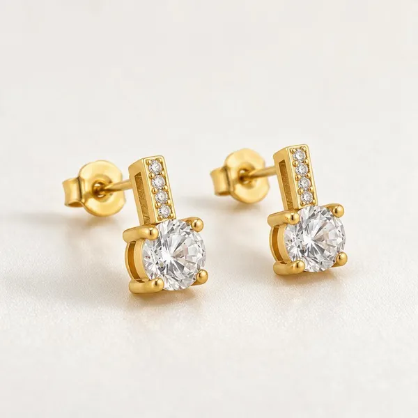 Gold_Stainless_Steel_Pave_Bar_Round_Cz_Drop_Stud_Earrings_For_Women