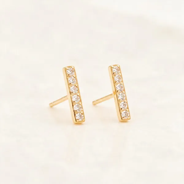 Gold_Stainless_Steel_Pave_Bar_Stud_Earrings_For_Women