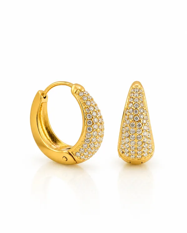Pave_CZ_Teardrop_Huggie_Hoop_Earrings