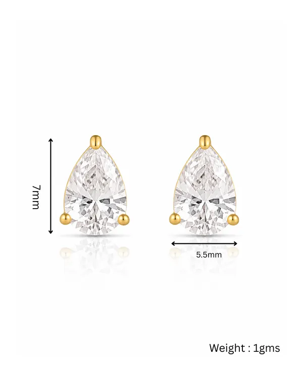 Pear_CZ_Solitaire_Stud_Earrings