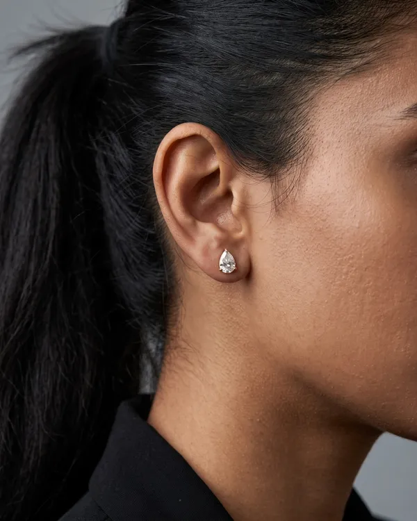 Pear_CZ_Solitaire_Stud_Earrings