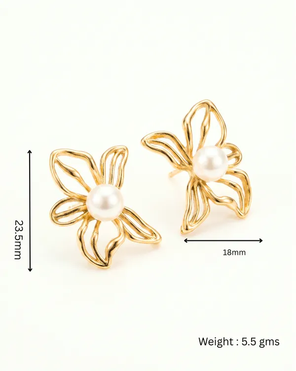Pearl_Bow_Stud_Earrings