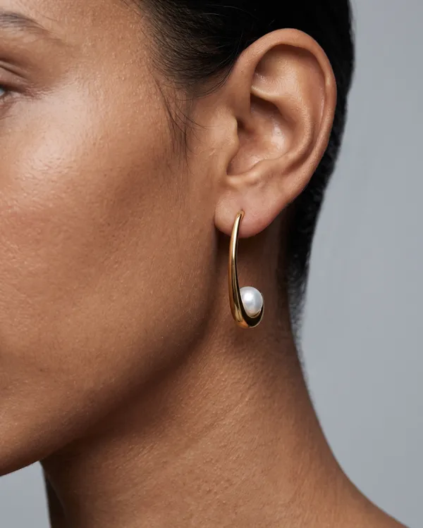 Gold_Stainless_Steel_Pearl_Drop_Teardrop_Long_Earrings_For_Women