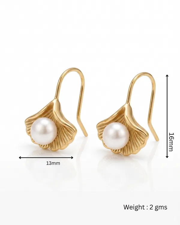 Pearl_Ginkgo_Leaf_Drop_Earrings