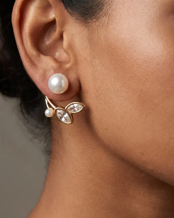 Gold_Stainless_Steel_Pearl_Marquise_Cz_Ear_Jacket_Earrings_For_Women