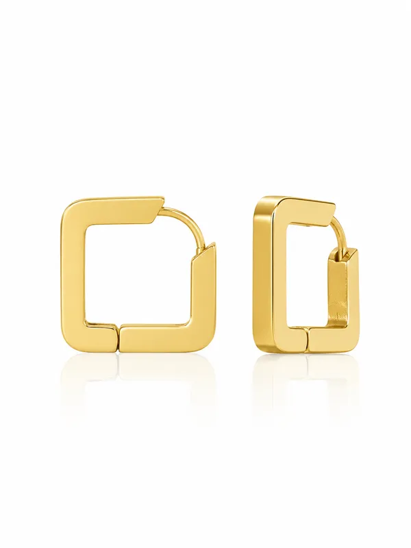 Gold_Stainless_Steel_Quadra_Architectural_Huggie_Earrings_For_Women