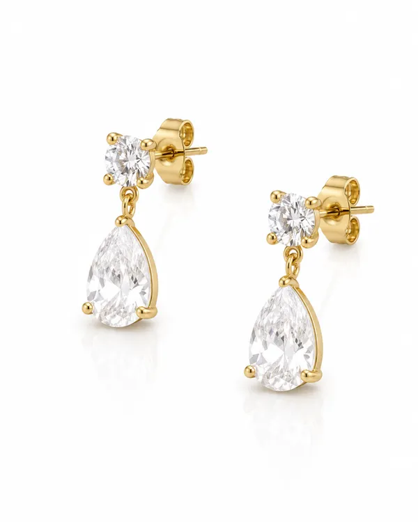 Round_and_Pear_CZ_Drop_Earrings