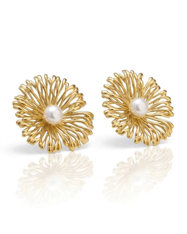 Sunburst_Pearl_Stud_Earrings