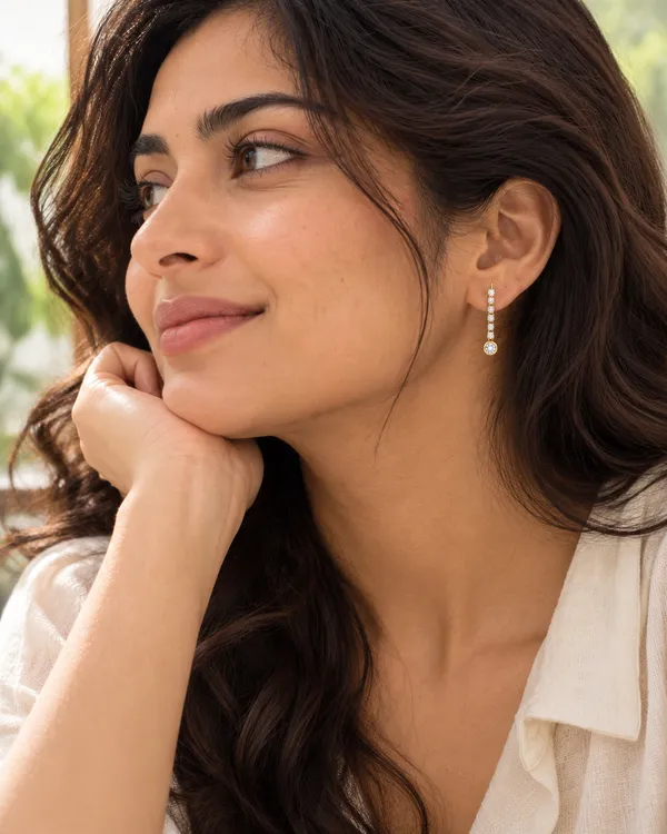 Gold_Stainless_Steel_Tennis_Bar_Bezel_Drop_Stud_Earrings_For_Women