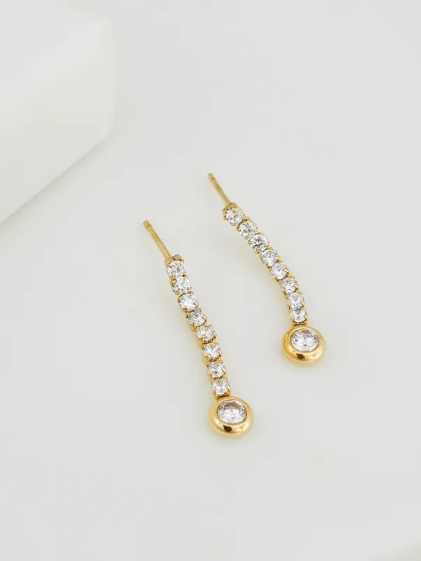 Gold_Stainless_Steel_Tennis_Bar_Bezel_Drop_Stud_Earrings_For_Women