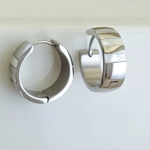 Silver_Stainless_Steel_Titan_Linear_Bezel_Hoop_Earrings_For_Women