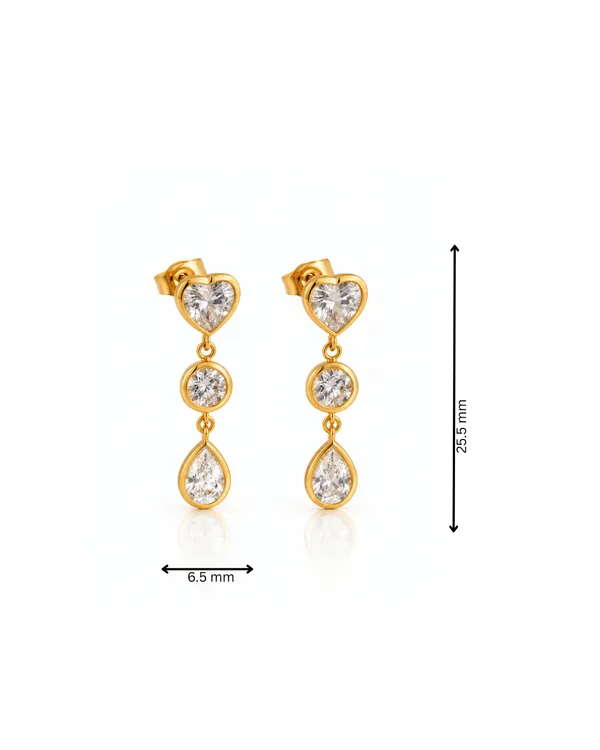 Gold_Stainless_Steel_Triple_Bezel_Cz_Heart_Drop_Earrings_For_Women