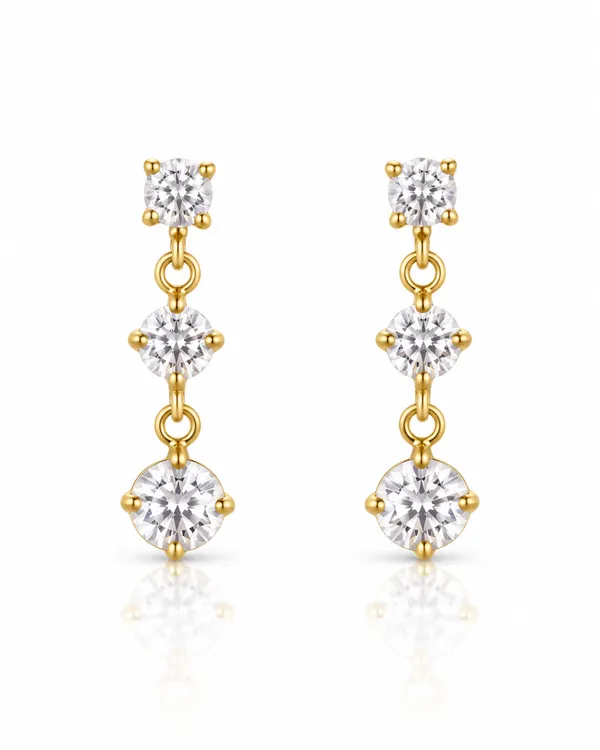 Triple_CZ_Drop_Earrings