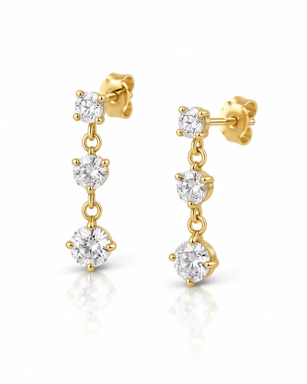 Triple_CZ_Drop_Earrings