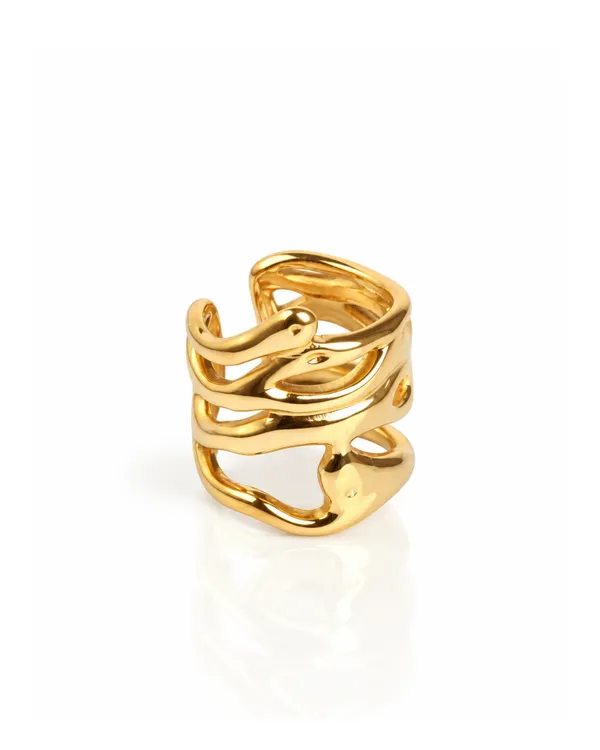 Molten_Crown_Sculptural_Ear_Cuff