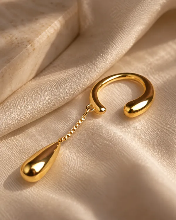 Molten_Drop_Chain_Ear_Cuff
