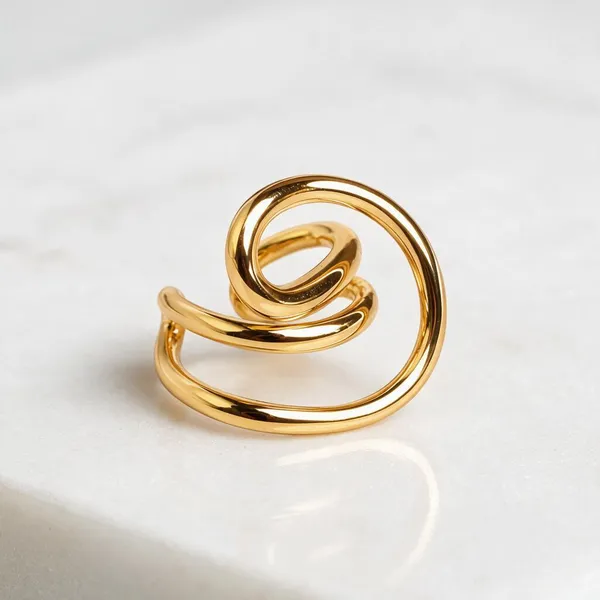 Gold_Stainless_Steel_Triple_Orbit_Ear_Cuff_For_Women