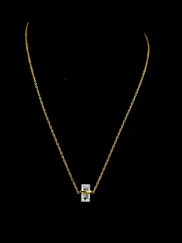 Baguette_CZ_Frame_Slider_Necklace