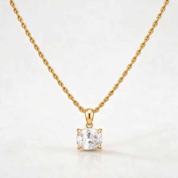 Gold_Stainless_Steel_Cushion_Cz_Solitaire_Rope_Chain_Necklace_For_Women