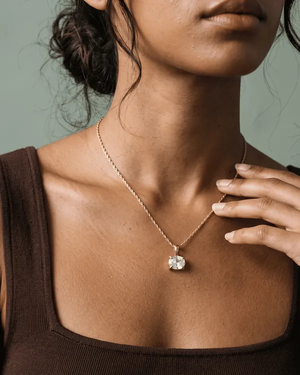 Gold_Stainless_Steel_Cushion_Cz_Solitaire_Rope_Chain_Necklace_For_Women