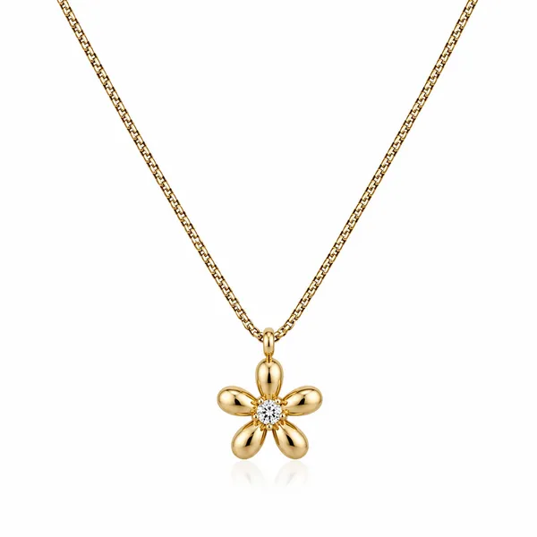 Gold_Stainless_Steel_Dainty_Bloom_Pendant_Necklace_For_Women