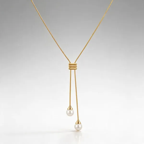 Gold_Stainless_Steel_Double_Pearl_Lariat_Bolo_Necklace_For_Women