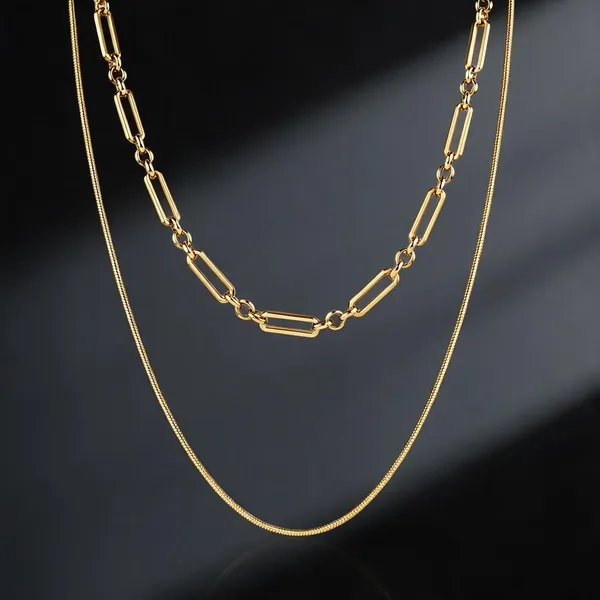 Gold_Stainless_Steel_Dual_Essence_Layered_Necklace_For_Women