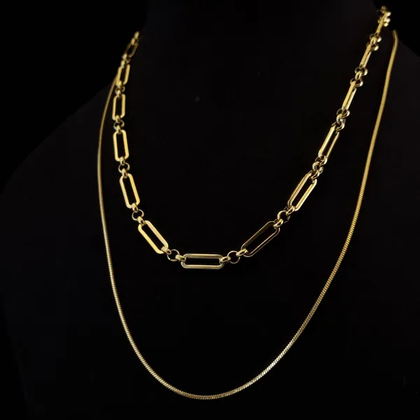 Gold_Stainless_Steel_Dual_Essence_Layered_Necklace_For_Women