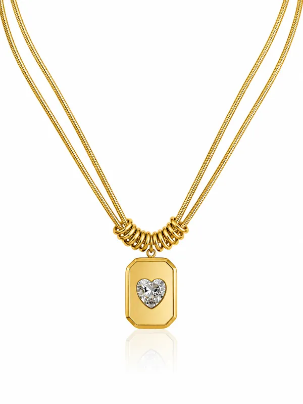 Gold_Stainless_Steel_Heart_Crystal_Pendant_Necklace_For_Women