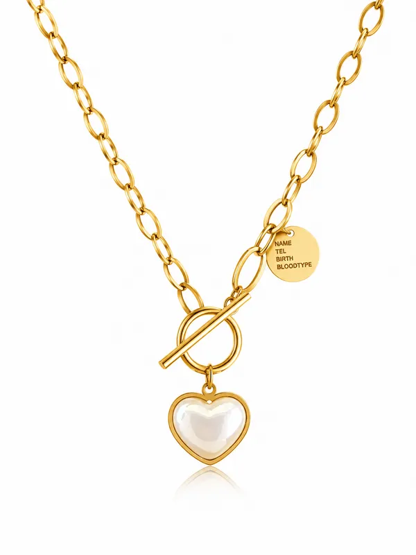 Gold_Stainless_Steel_Heart_Of_Pearl_Pendant_Necklace_For_Women
