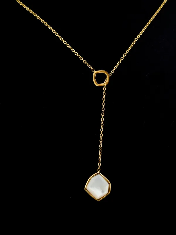 Hexagon_Pearl_Lariat_Necklace