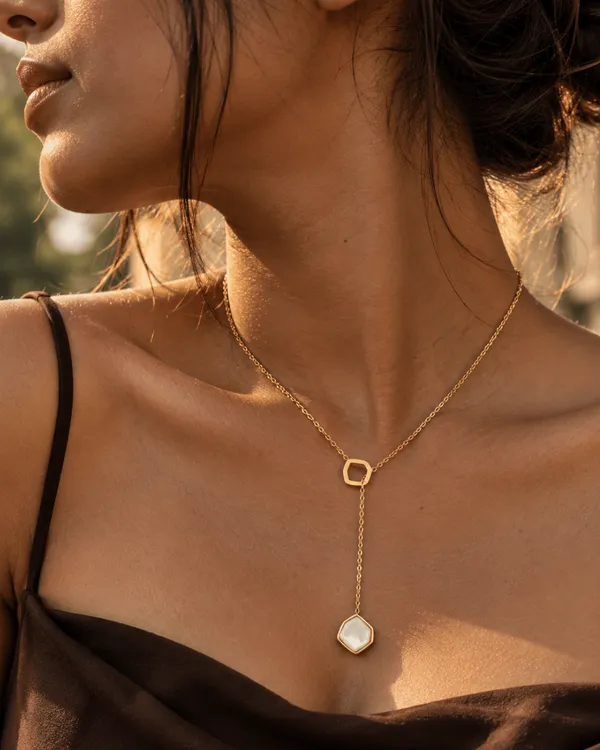 Gold_Stainless_Steel_Hexagon_Pearl_Lariat_Necklace_For_Women