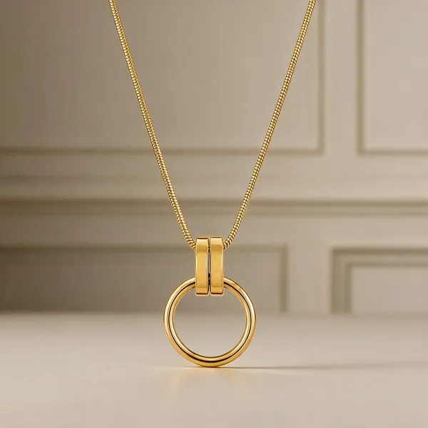 Gold_Stainless_Steel_Interlink_Duo_Layered_Necklace_For_Women