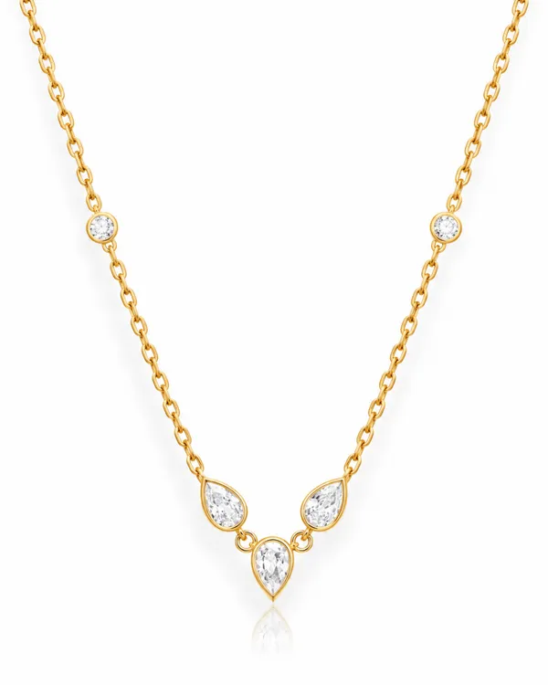 Pear_&_Round_CZ_Station_Bezel_Necklace