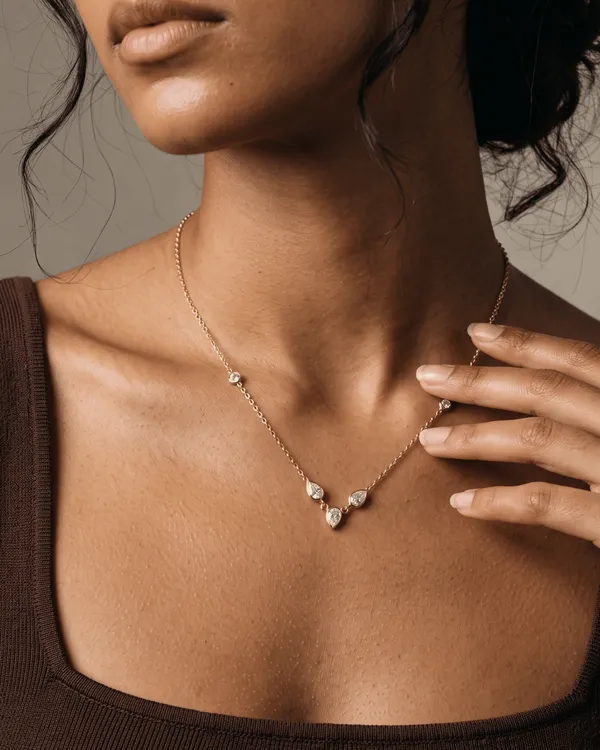 Pear_&_Round_CZ_Station_Bezel_Necklace