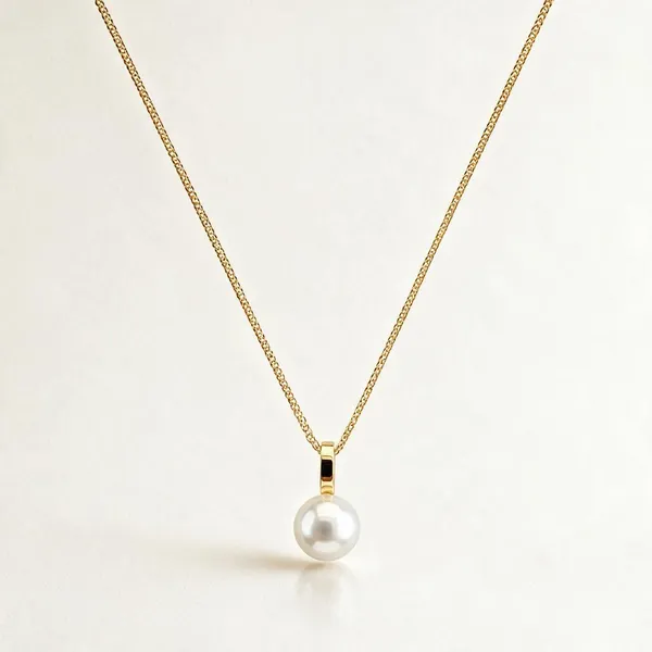 Gold_Stainless_Steel_Pearl_Drop_Pendant_Necklace_For_Women