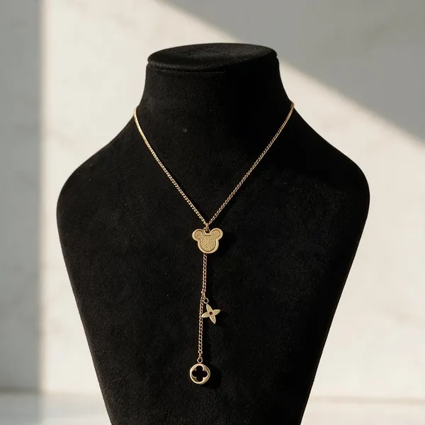 Gold_Stainless_Steel_Playful_Charm_Lariat_Necklace_For_Women
