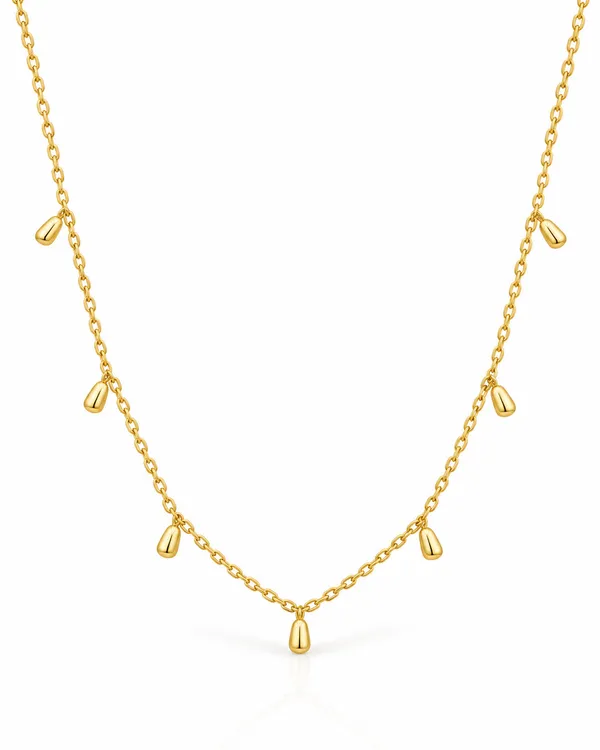 Gold_Stainless_Steel_Raindrop_Fringe_Station_Necklace_For_Women