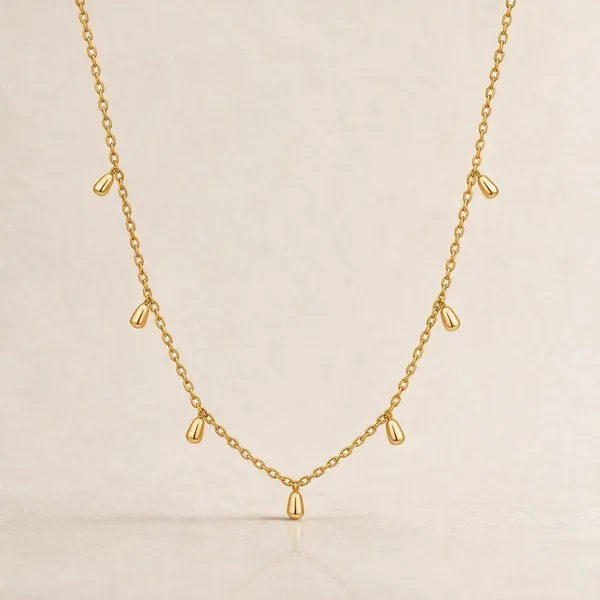 Gold_Stainless_Steel_Raindrop_Fringe_Station_Necklace_For_Women