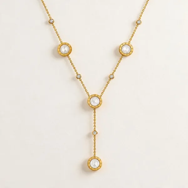 Gold_Stainless_Steel_Roman_Laniakea_Necklace_For_Women