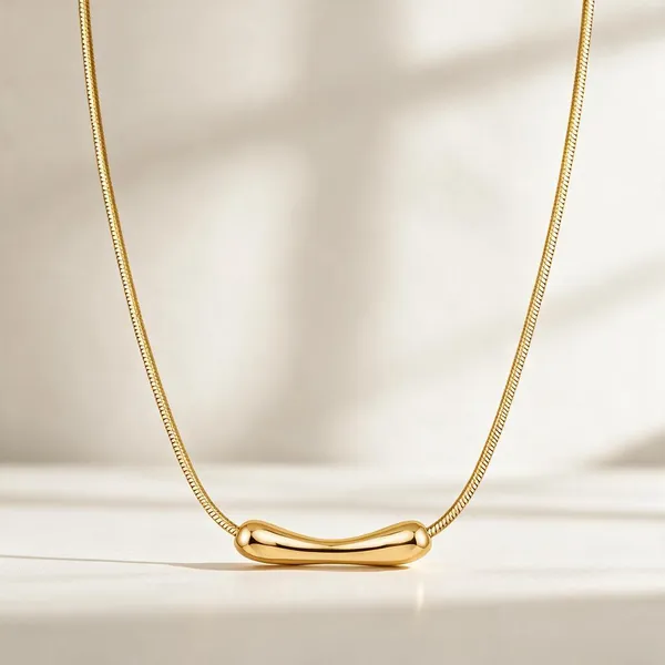 Gold_Stainless_Steel_Capsule_Pendant_Necklace_For_Women