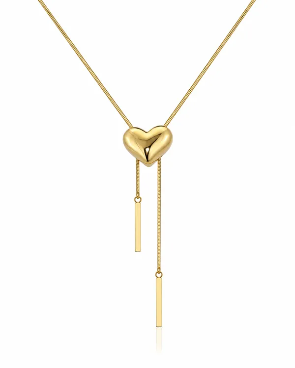 Gold_Stainless_Steel_Heart_Lariat_Necklace_For_Women