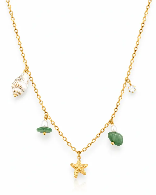 Gold_Stainless_Steel_Charm_Station_Necklace_For_Women