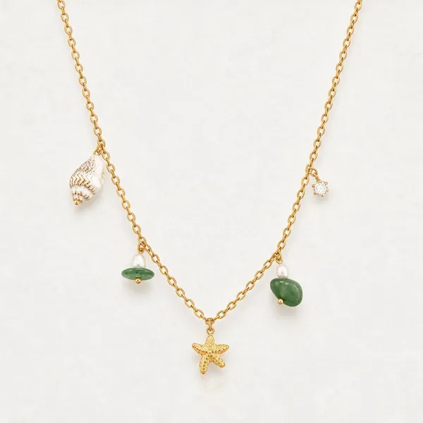 Gold_Stainless_Steel_Charm_Station_Necklace_For_Women