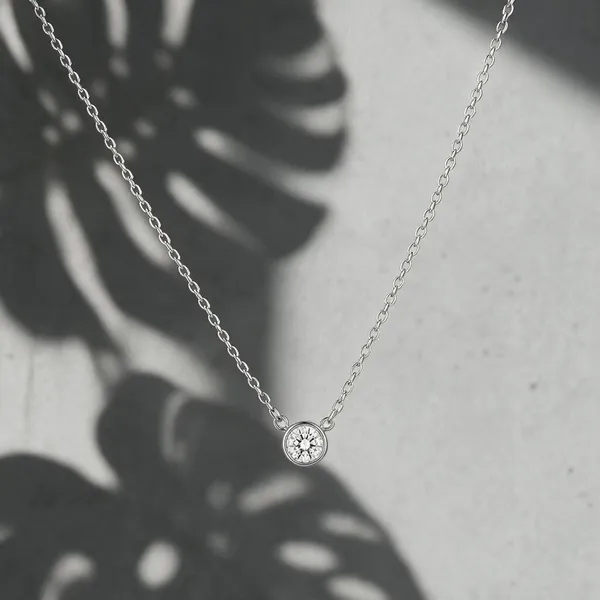 Gold_Stainless_Steel_Bezel_Solitaire_Necklace_For_Women