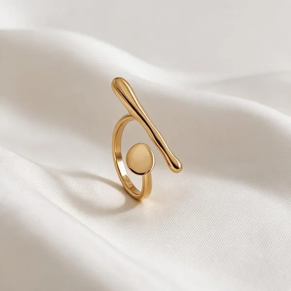 Gold_Stainless_Steel_Bar_And_Disc_Ring_For_Women